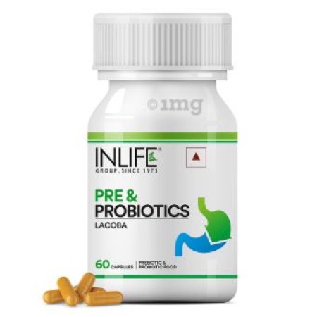Inlife Pre and Probiotics for Gut Health | Capsule